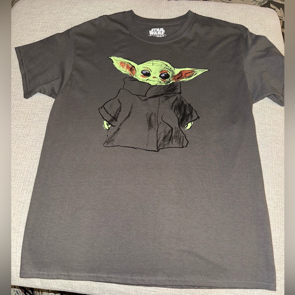 Yoda Star Wars t-shirt in grey